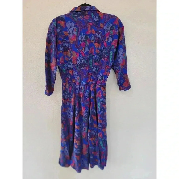 E.D. Michaels Petites Vintage Floral Dress size 11/12 #7 - Picture 2 of 5
